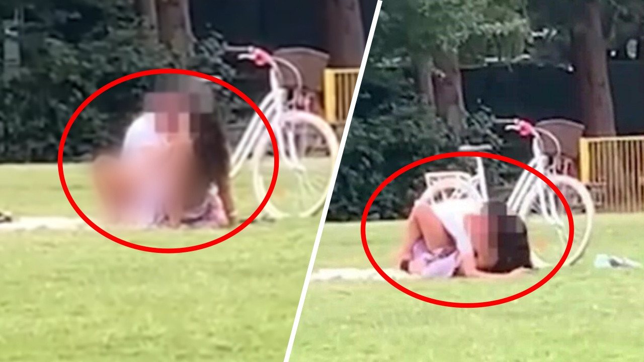 Çocuk parkında skandal: Kimseye aldırmadan ilişkiye girdiler!