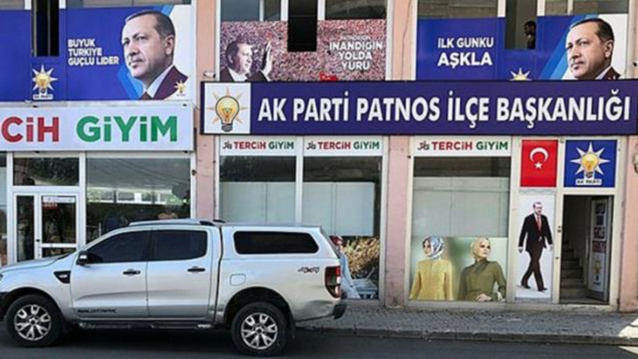 AK Parti Patnos İlçe Başkanlığı'na saldırı girişimi