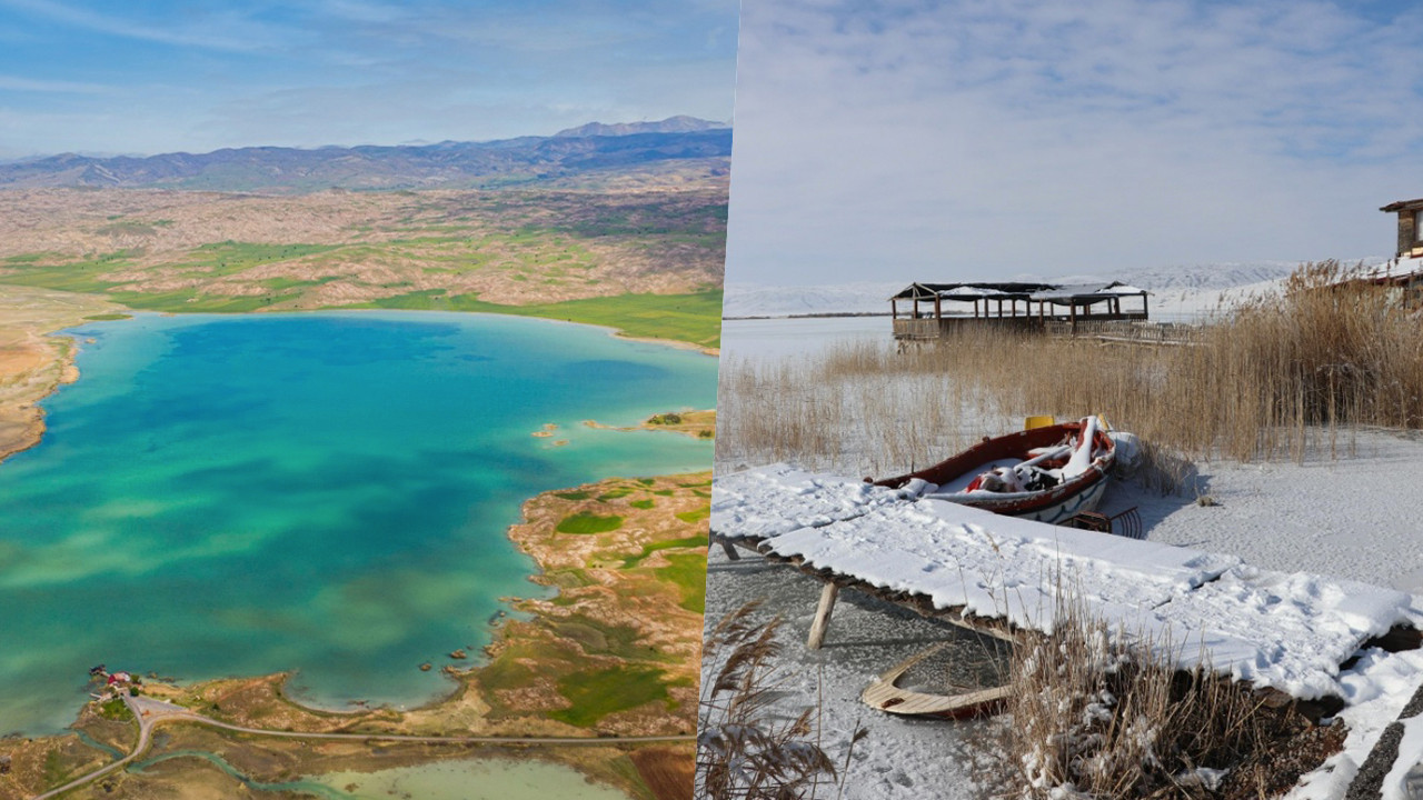 Sivas'ta efsanelere konu olan Tödürge Gölü koruma altına alındı