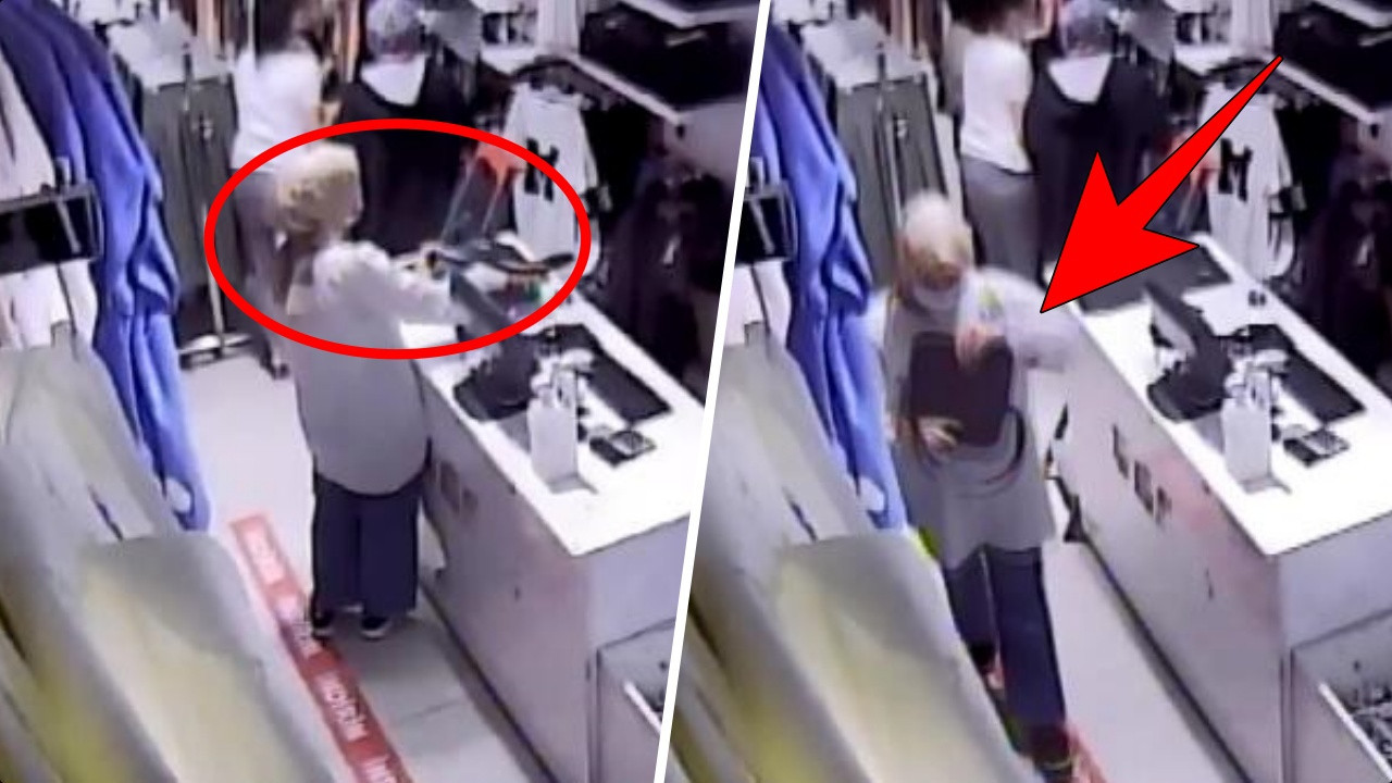 Mağazaya giren iki kadının çaldıkları şey şoke etti! Güvenlik kamerasını izleyenler inanamadı!