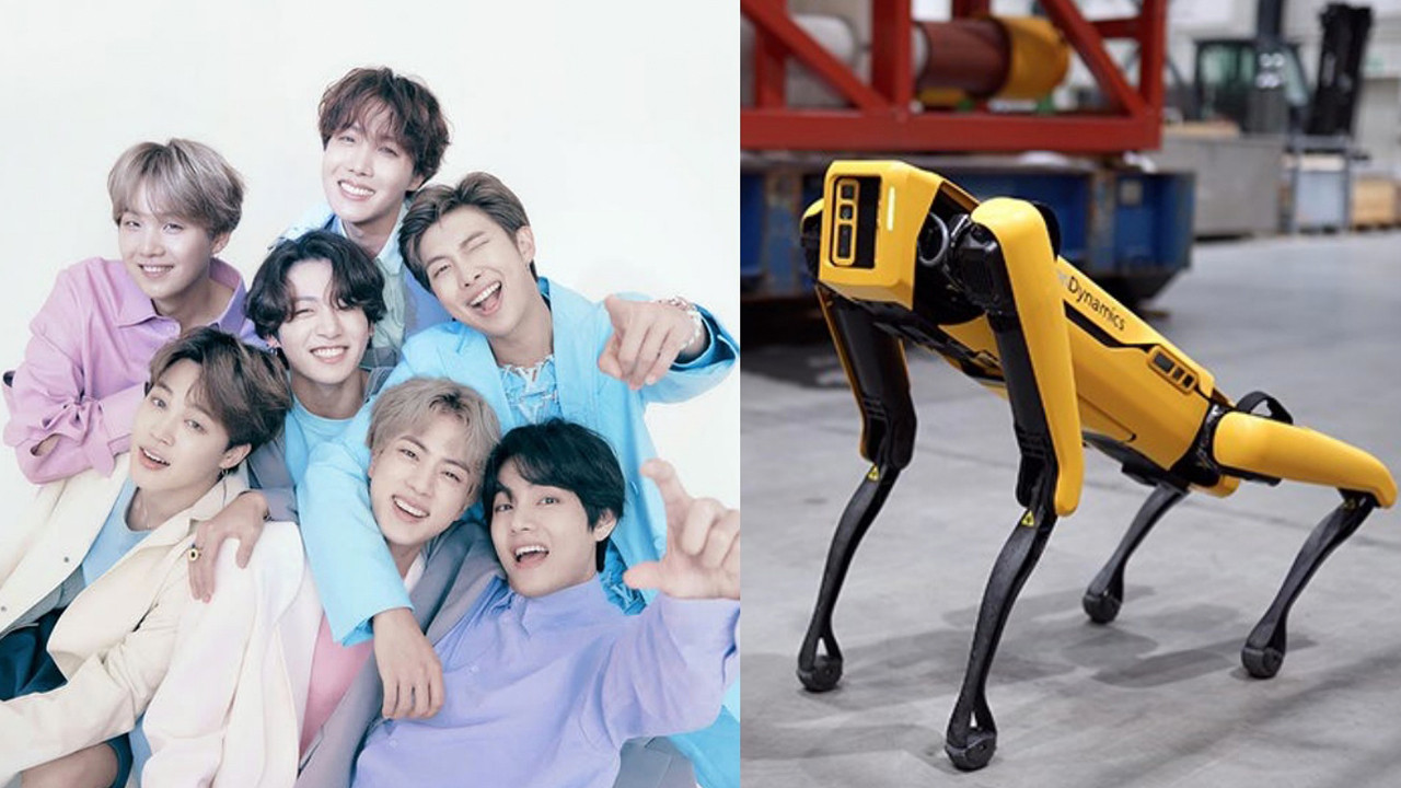 Spot ve Atlas robot, Güney Koreli ünlü K-Pop grubu BTS ile dans etti