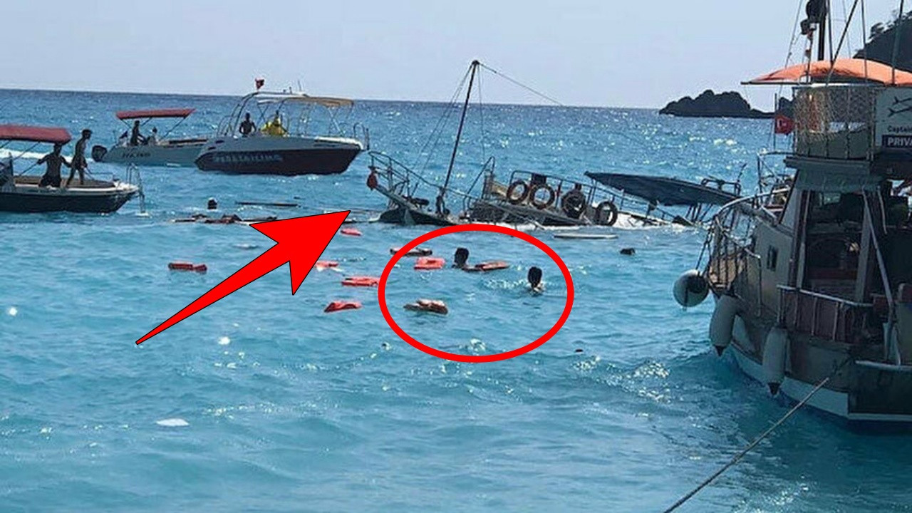 Fethiye'de tur teknesi battı: Yaralananlar arasında çocuk da var!