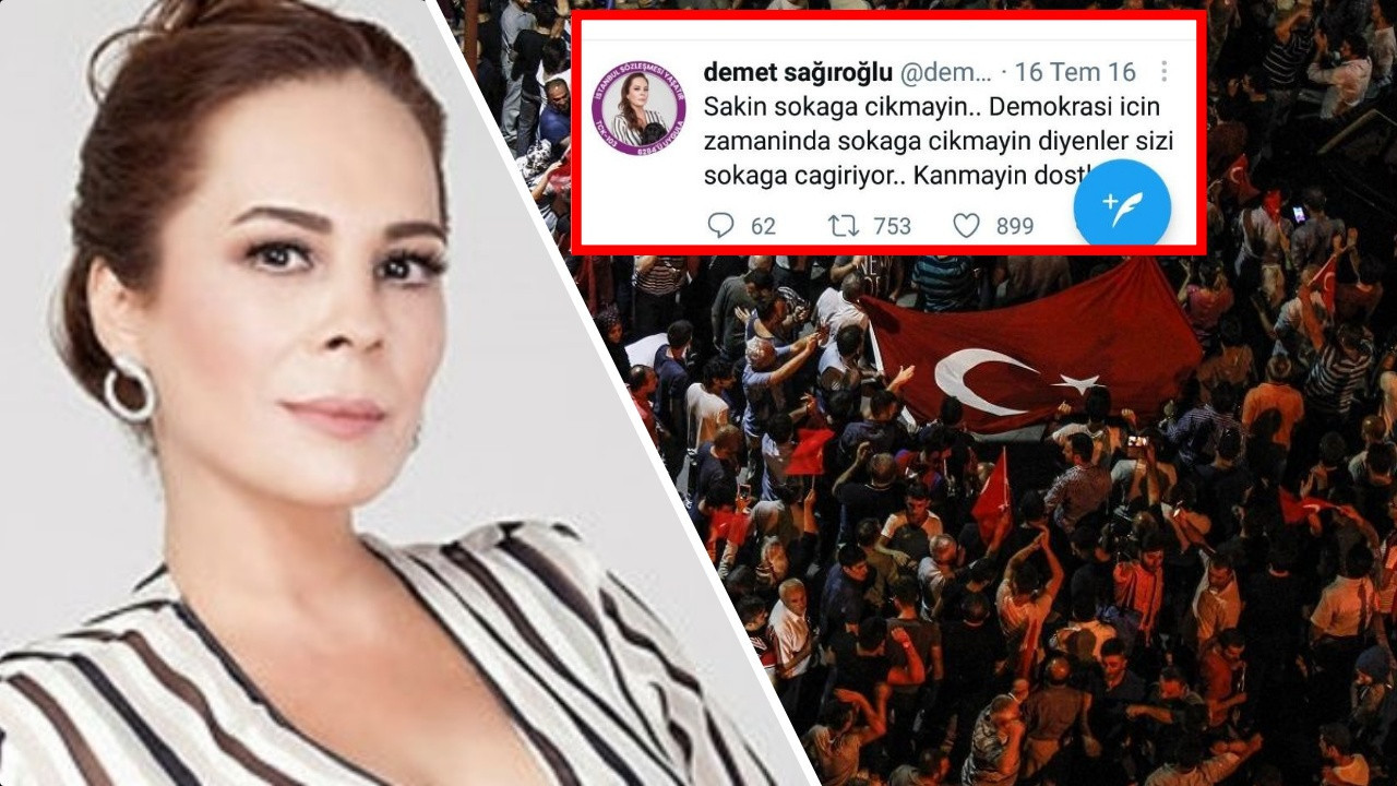 AK Parti'den Demet Sağıroğlu'na tepki: 15 Temmuz tweetleri de ortaya çıktı!