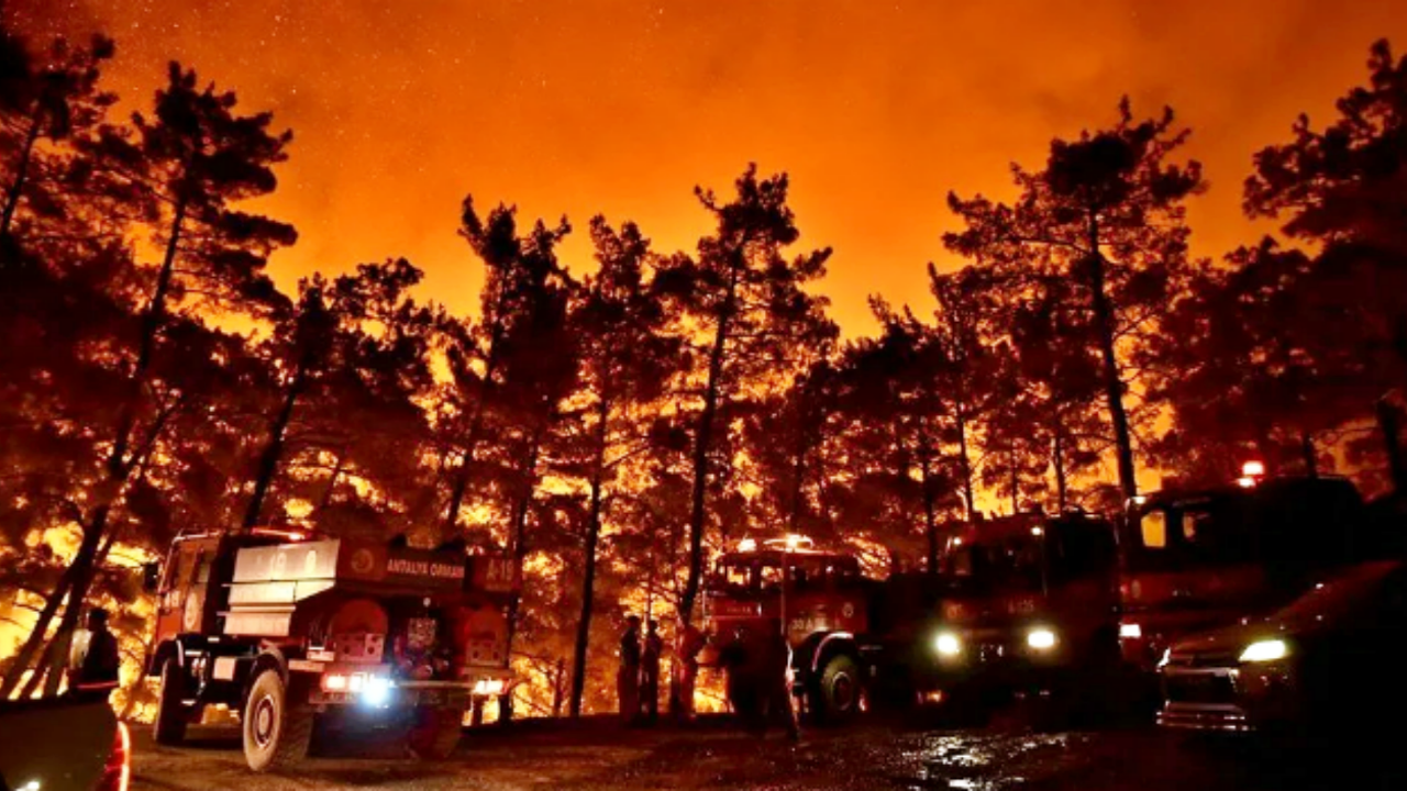 Hatay'daki orman yangını 2 gündür söndürülemedi