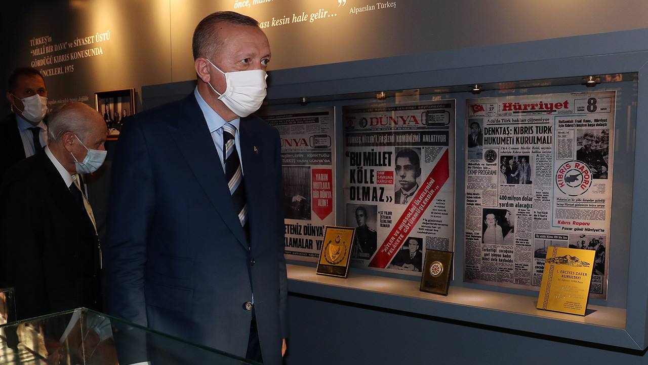 Cumhurbaşkanı Erdoğan, Türkeş'in doğduğu müze evi ziyaret etti