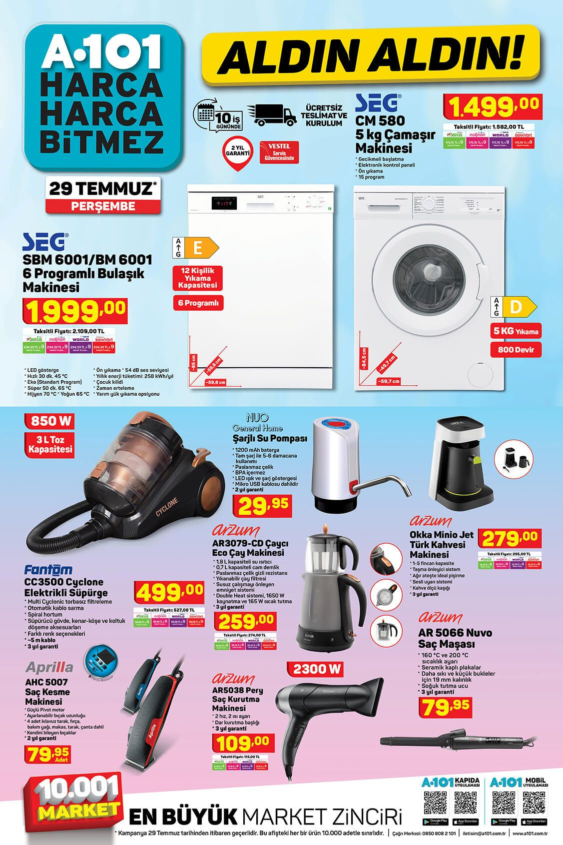 A101 29 Temmuz 2021 aktüel ürünler! 29 Temmuz A101 kataloğu Perşembe fiyat listesi - Sayfa 2