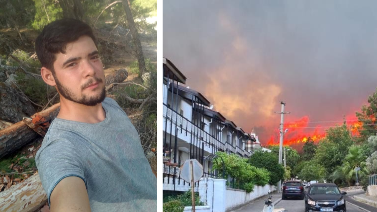 Marmaris’teki yangından acı haber: Alevlere müdahale ederken öldü