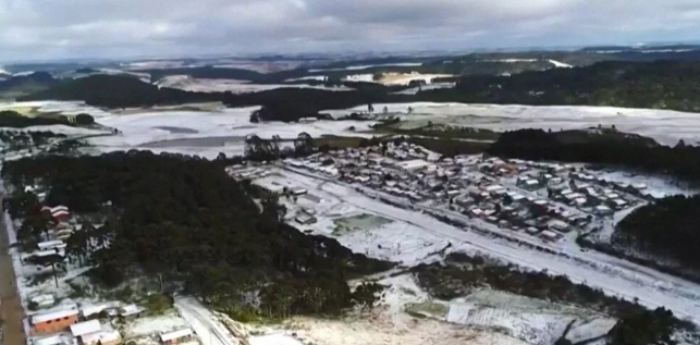 Brezilya'da hava -10 dereceyi gördü! Tarihte ilk kez kar yağdı! - Sayfa 3