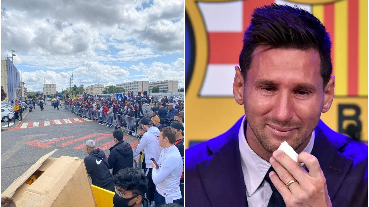 Paris sokaklara döküldü Lionel Messi'yi bekliyor... PSG'den yüzyılın transferi