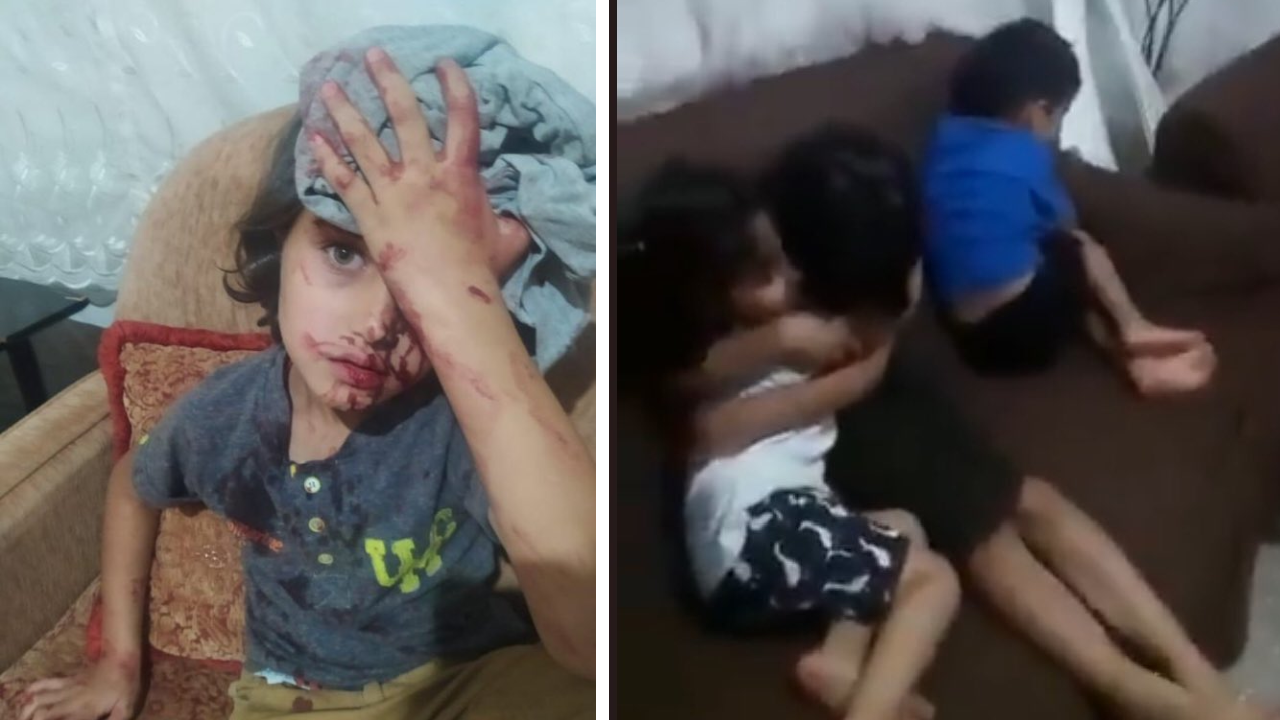 Saldırıya uğrayan Suriyeli aileler ve çocukları büyük korku yaşadı