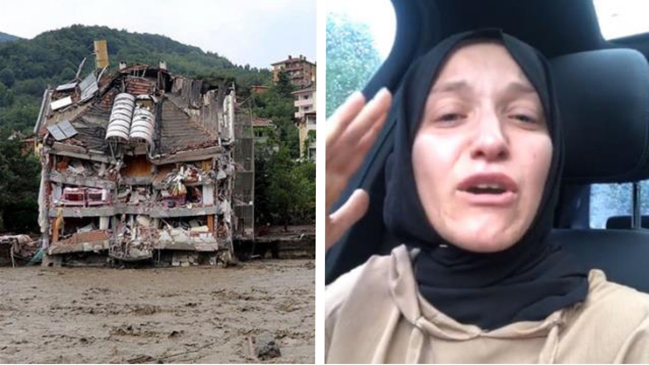 Felaketi yaşayan Bozkurt'ta sığındığı aracın içinden çağrı yaptı: Lütfen sesimizi duyun!