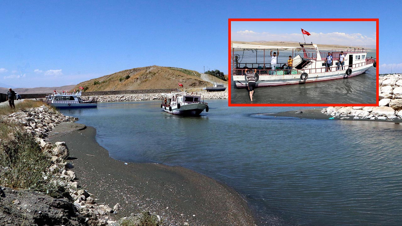 İç sulardaki en büyük balık stokunun yapıldığı Van Gölü'nü kuraklık vurdu! Balıkçılar çok zor durumda