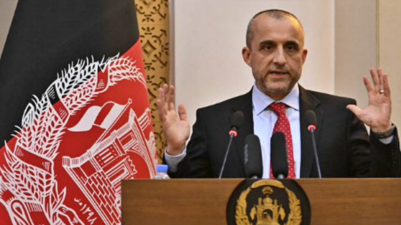 Afganistan'ın yasal cumhurbaşkanı Amrullah Saleh, görevinin başında!