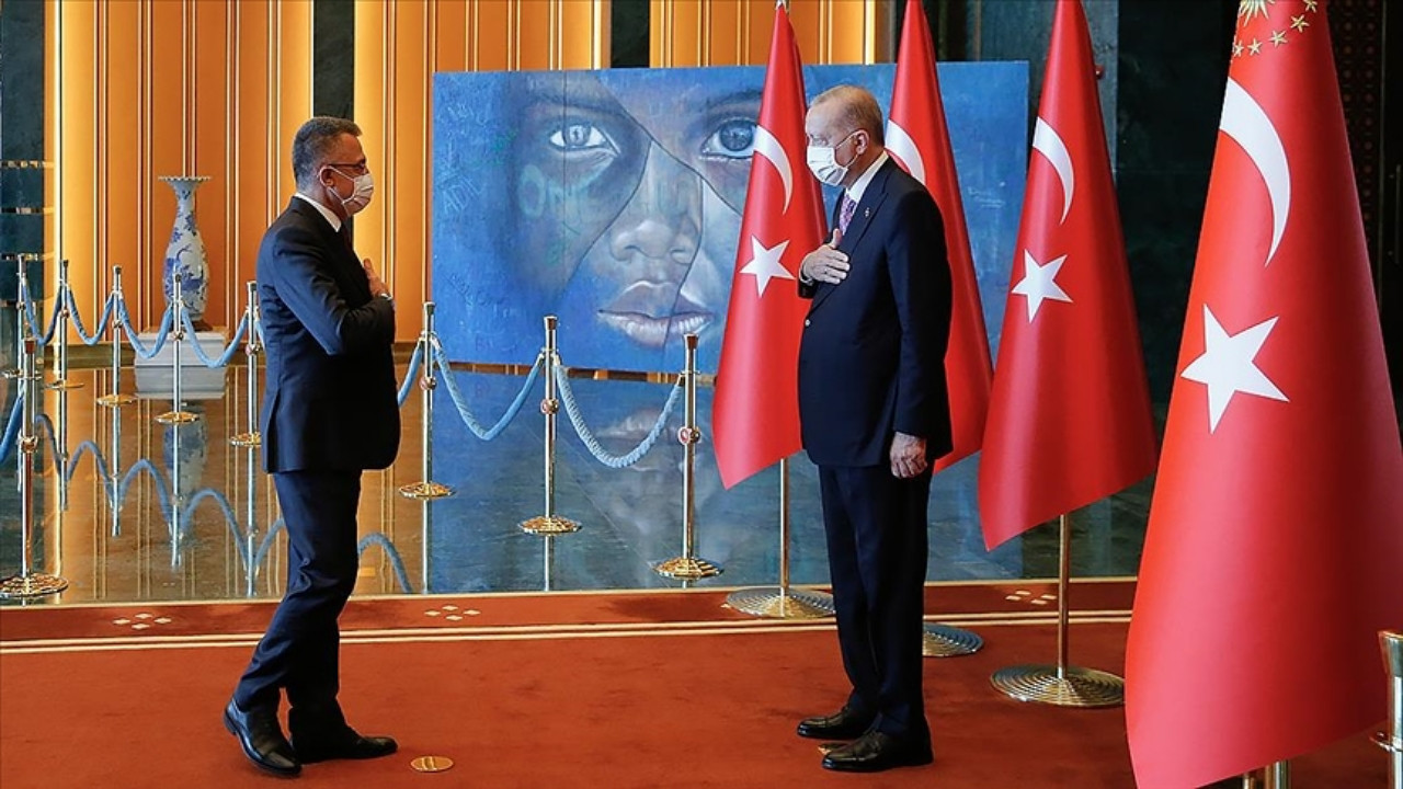 Cumhurbaşkanı Erdoğan'ın tebrikleri kabulünde dikkat çeken 'tablo' detayı!