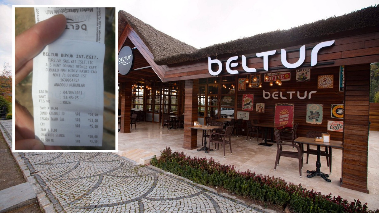 CHP'li İBB'nin iştirakı Beltur'daki fiyatlar görenleri hayrete düşürdü! Çay 5, tost 18 lira!