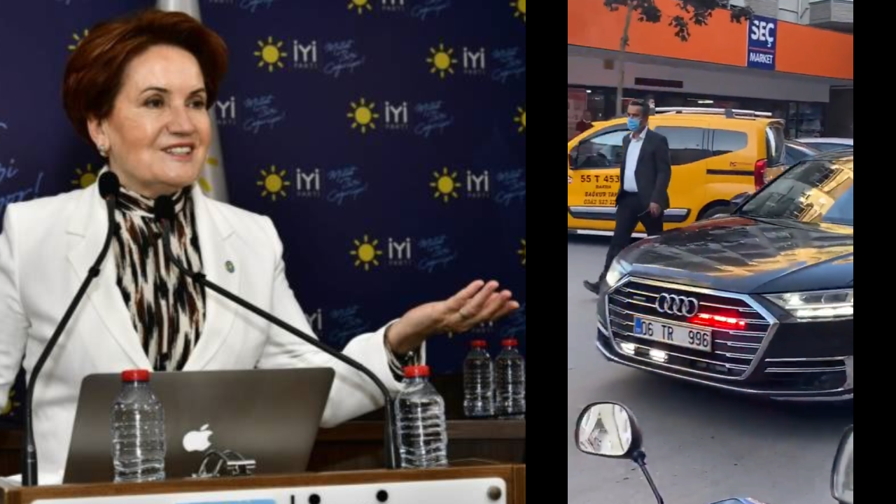 Devletin makam araçlarını eleştiren Akşener'in lüks aracı dudak uçuklatıyor