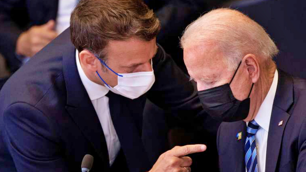 Kriz derinleşiyor: Macron ve Biden, Ekim ayı sonunda buluşacak!
