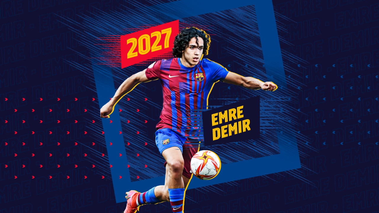 Barcelona, Kayserispor'un 17 yaşındaki yıldız adayı Emre Demir'i kadrosuna kattı