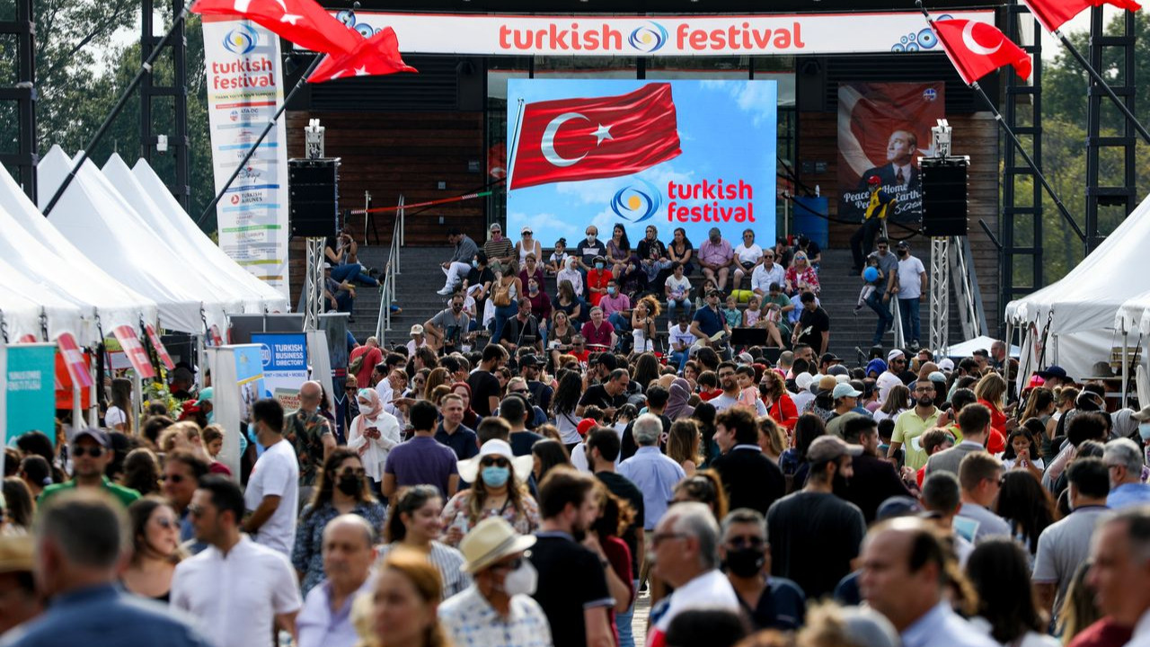 Washington'da düzenlenen Türk Festivali yoğun ilgi gördü