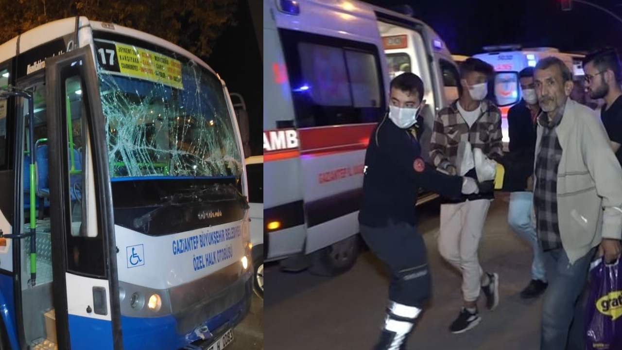 Halk otobüsü, belediye otobüsüne çarptı: 9 yaralı