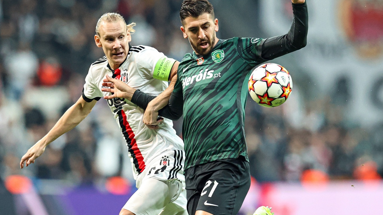 Beşiktaş evinde Sporting Lizbon'a farklı mağlup oldu... Vodafone Park'ta şok skor!