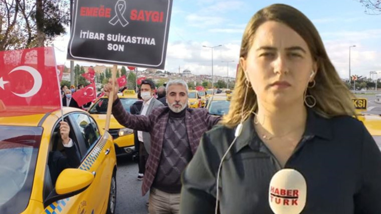 Habertürk muhabiri bir taksicinin saldırısına uğradı!