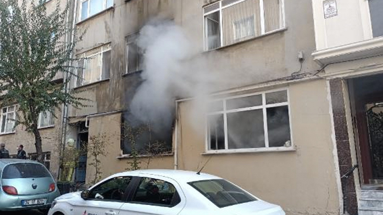 İstanbul'da yangın paniği: Eşini kurtarmak için kendi canını hiçe saydı