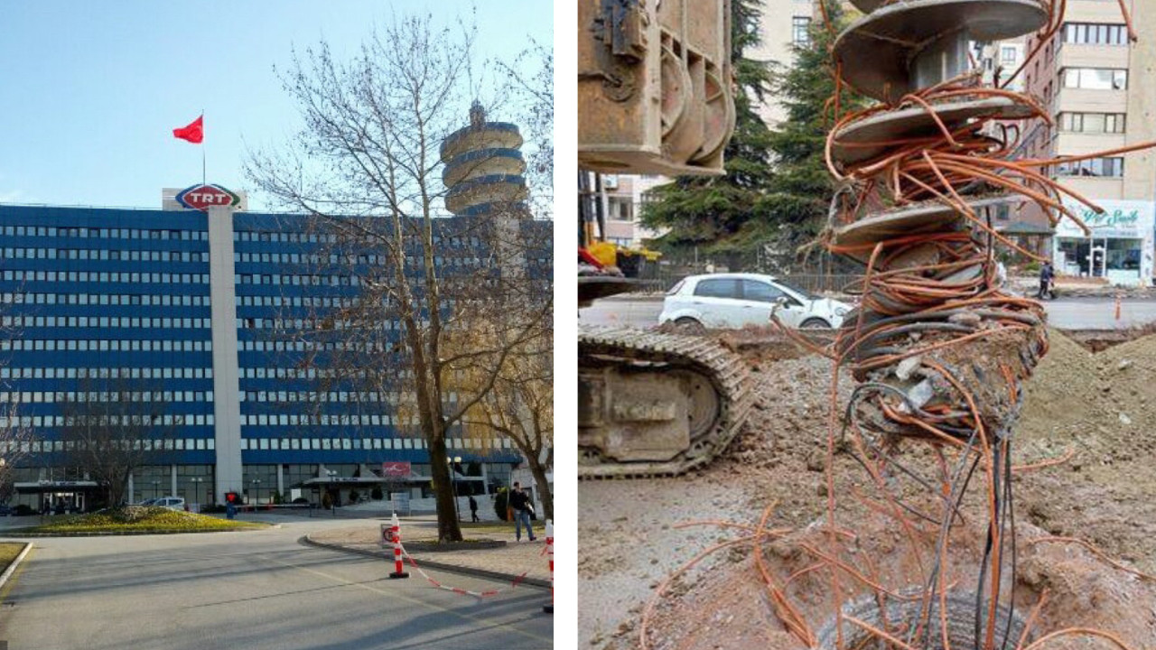 Ankara Belediyesi TRT&#39;nin fiber kablolarını kesti!