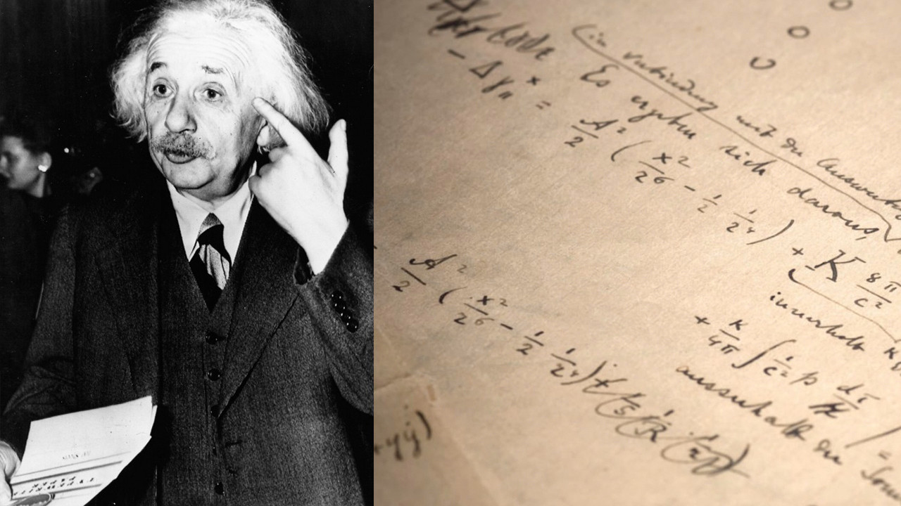 Dünyaca ünlü fizikçi Albert Einstein'in el yazması notları satıldı