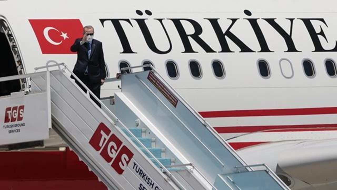 Cumhurbaşkanı Erdoğan 2 günlük resmi ziyaret için Türkmenistan'a gitti