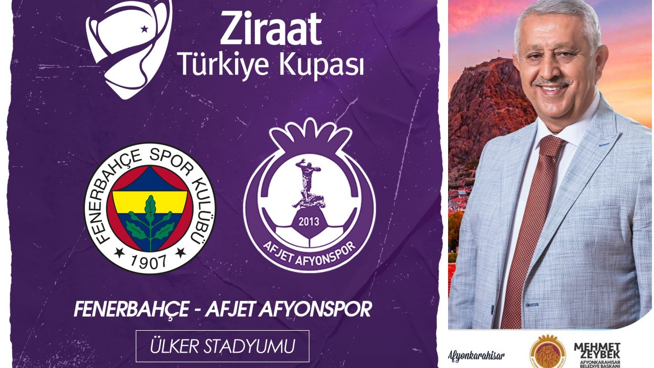 Afyonkarahisar Belediye Başkanı Mehmet Zeybek: "Pendikspor Fenerbahçe'yi elediyse biz de eleriz"
