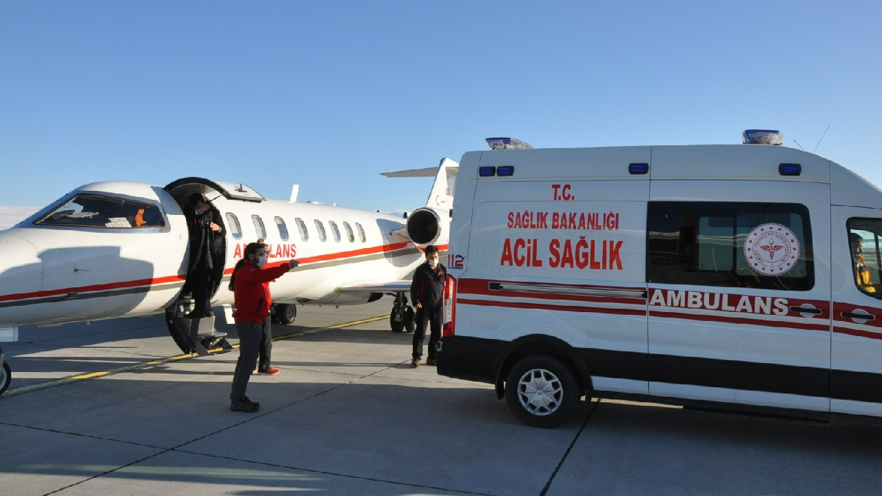 Ambulans uçak, Danyal bebek için havalandı