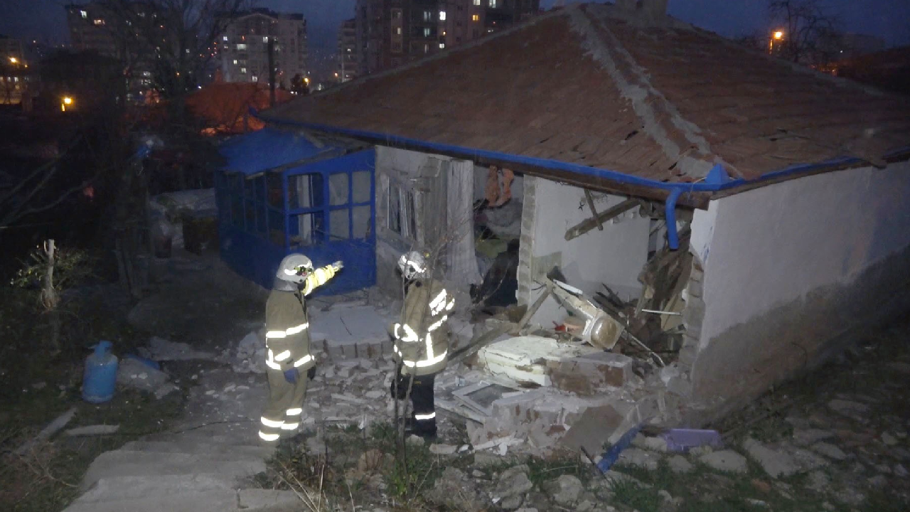 Karantina evindeki tüp bomba gibi patladı: 2 yaralı