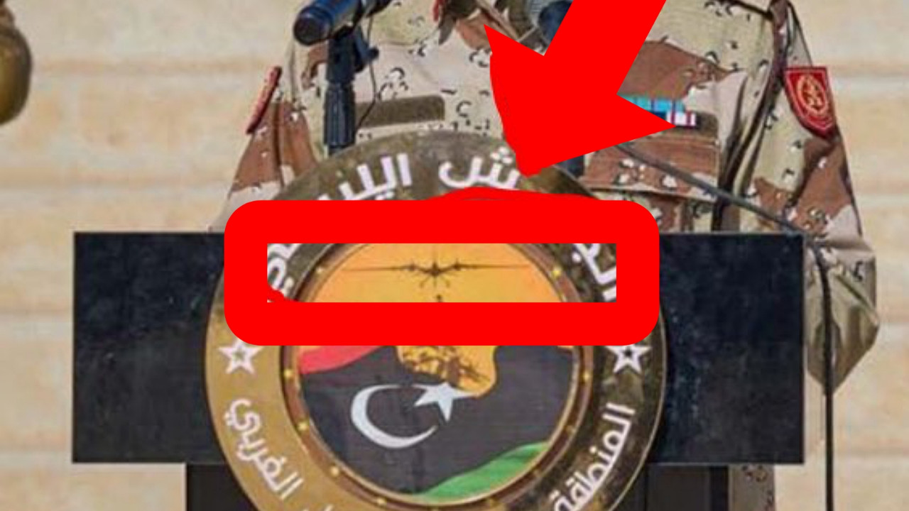 Libya 52. Askeri Tugayı'nın ambleminde tanıdık bir silüet: AKINCI TİHA