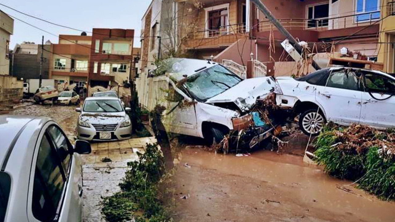 Irak'ın kuzeyindeki Erbil'de sel felaketi: 1 Türk vatandaşı öldü!