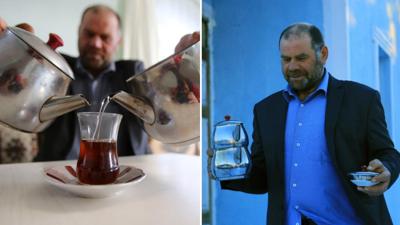 Bir oturuşta 100 bardak çay içiyor! Türkiye Gümüşhaneli Ömer Faruk'u konuşuyor...