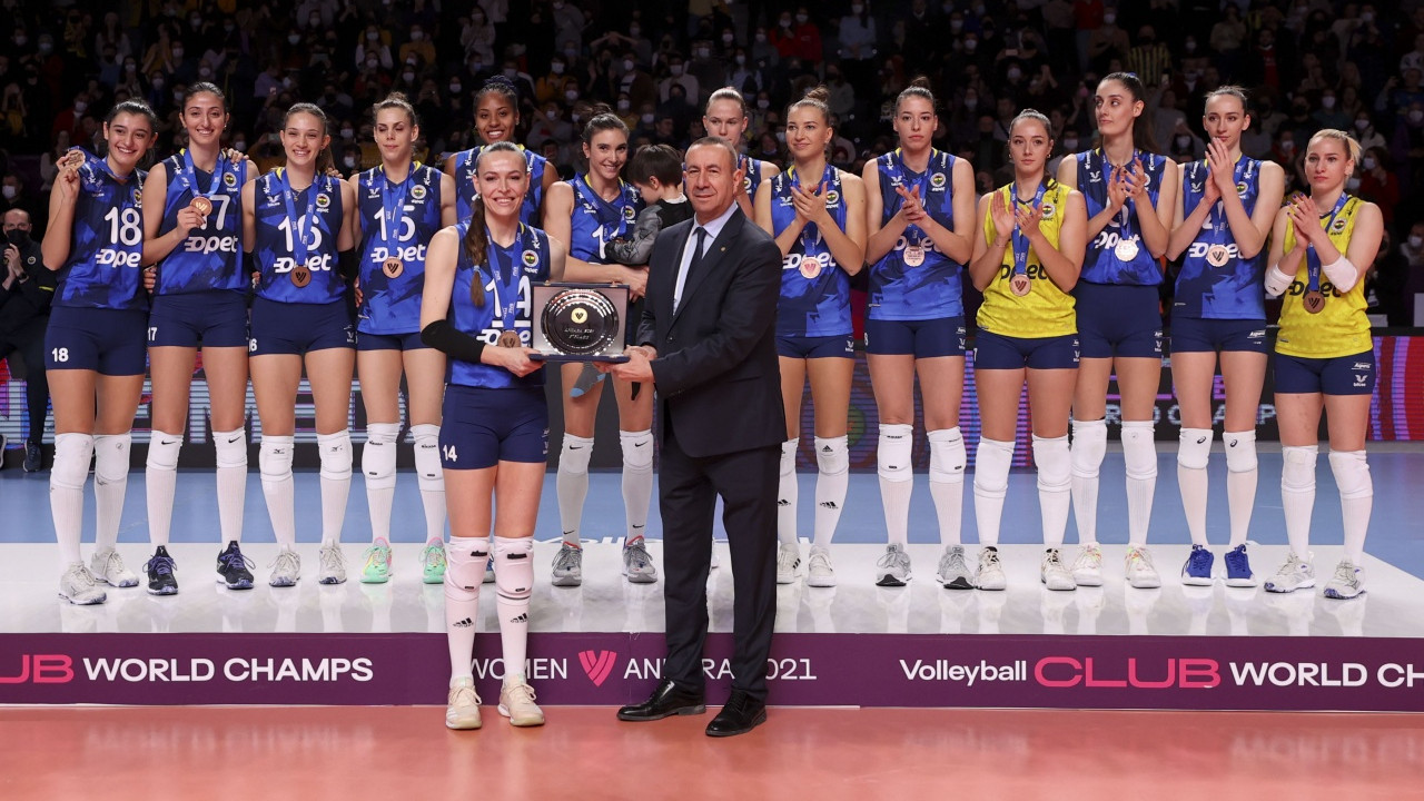 Fenerbahçe Opet, FIVB Kadınlar Dünya Kulüpler Şampiyonası'nda üçüncü oldu