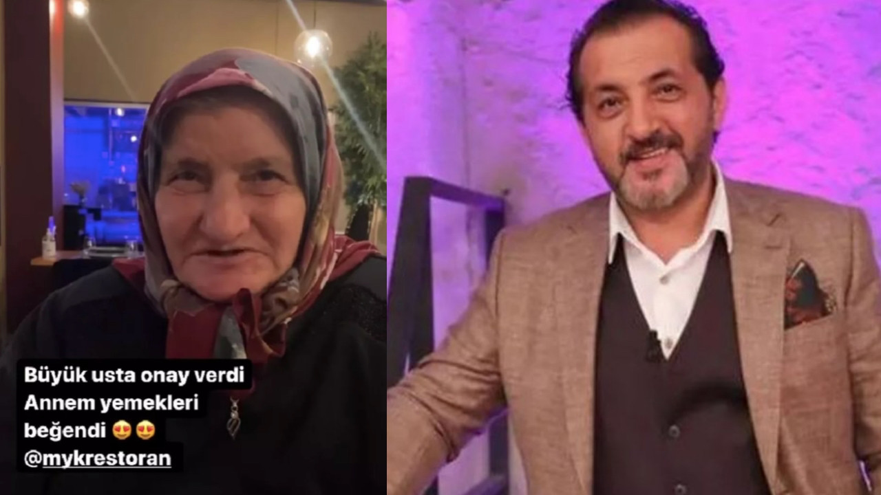 Şef Mehmet Yalçınkaya annesini paylaştı! Görenler inanamadı...