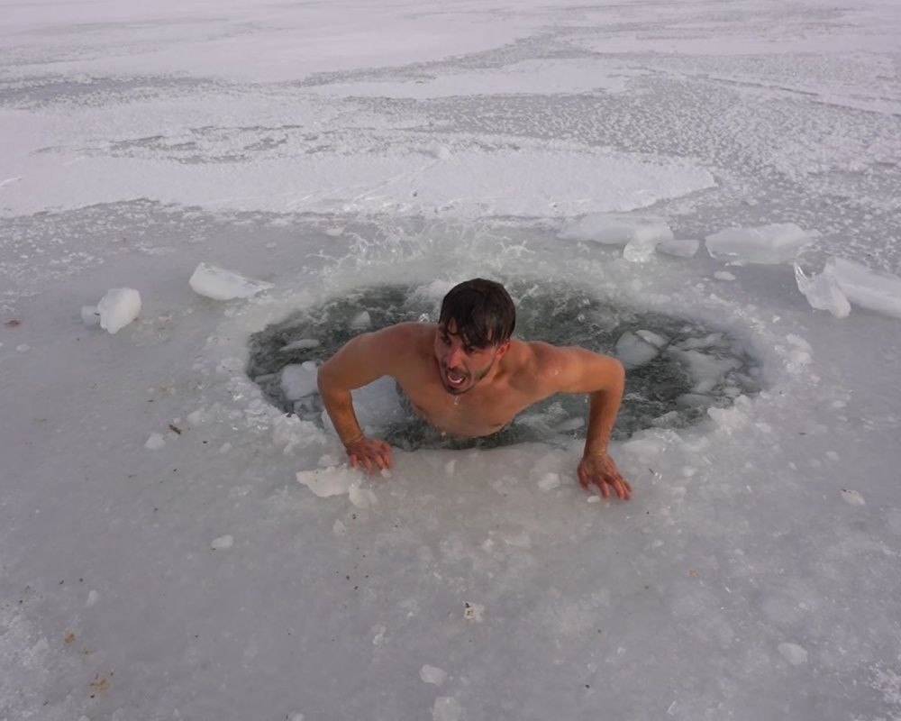 Buz tutan göle dalan ünlü fenomen Fester Abdü hipotermi tehlikesi geçirdi - Sayfa 2