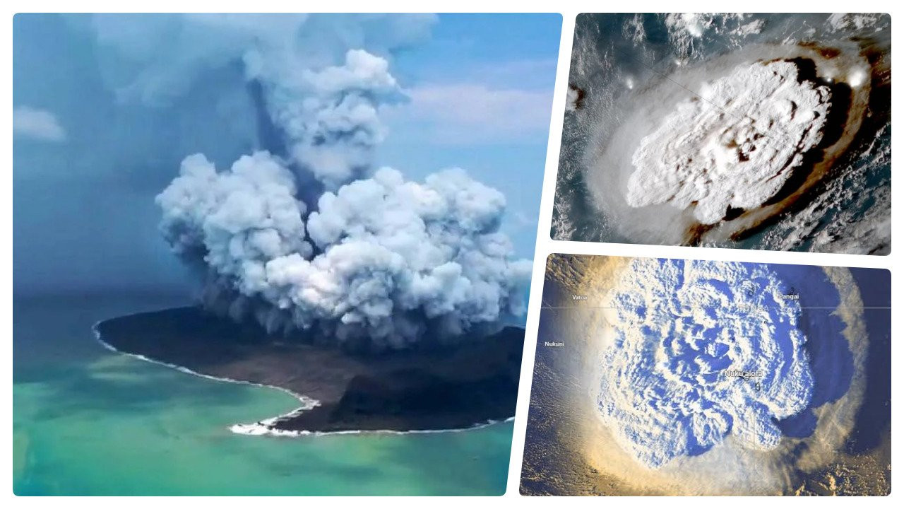 Hunga Ha'apai Adası nerede? Denizde yanardağ patlaması hangi ülkede?