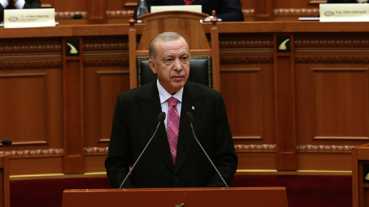 Cumhurbaşkanı Erdoğan, Arnavutluk Meclisi'ne hitap etti!