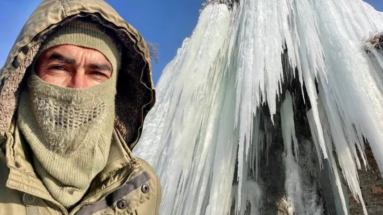 Bu fotoğraflara bakmak bile donduruyor! Türkiye'nin en soğuk ilinde dün gece rekor kırıldı...
