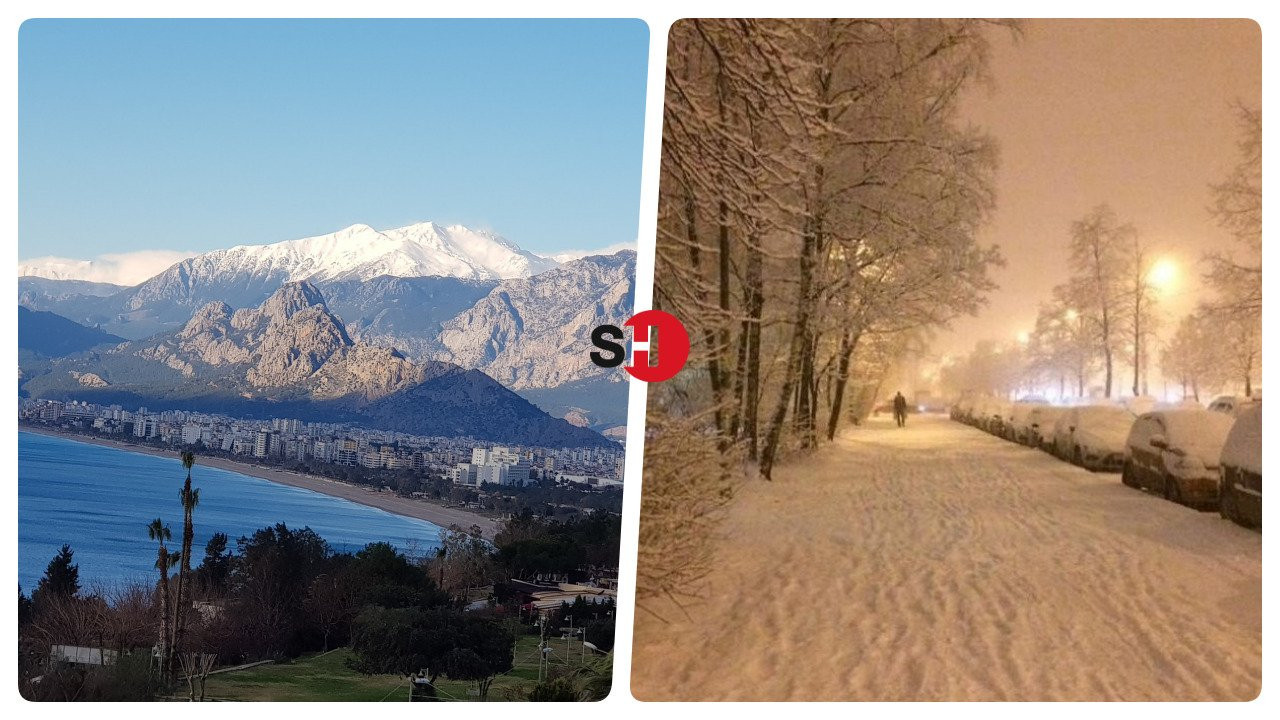 Antalya ve Muğla için Meteoroloji'den yoğun kar yağışı uyarısı! 3 gün sürecek...