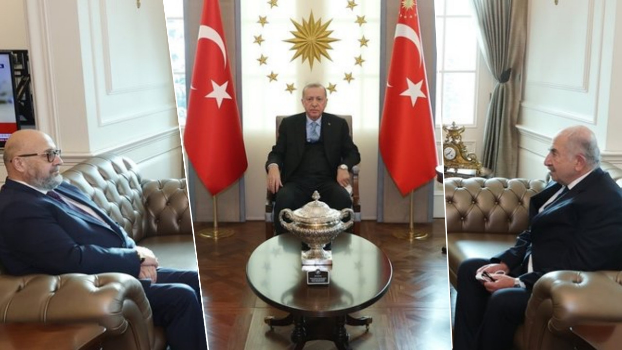 Külliye'de önemli kabuller: Cumhurbaşkanı Erdoğan, Ermeni Vakıflar Birliği Başkanı ve TİSK heyetiyle görüştü!