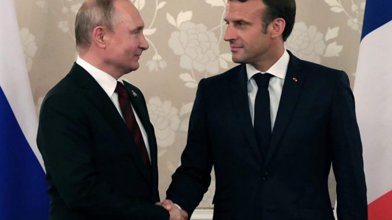 Macron ve Putin, 'gerilimi azaltmak' konusunda mutabık kaldı!