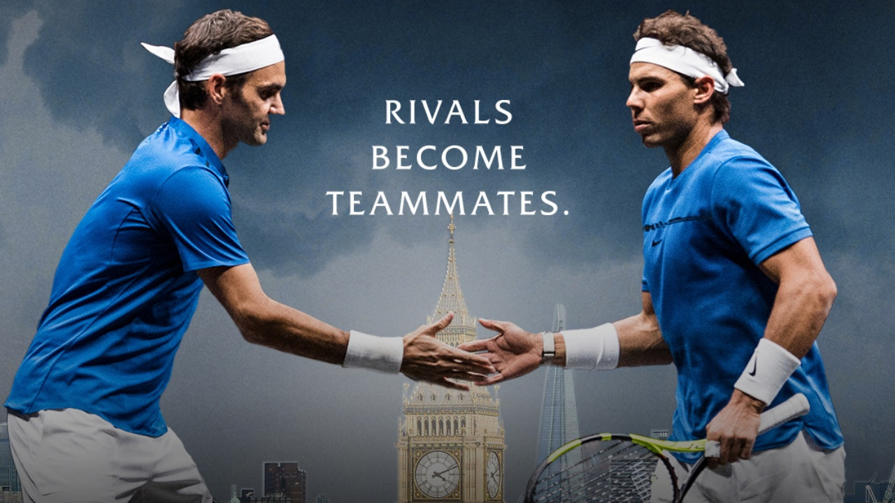 Roger Federer ile Rafael Nadal, bu yıl Londra'da birlikte korta çıkacak
