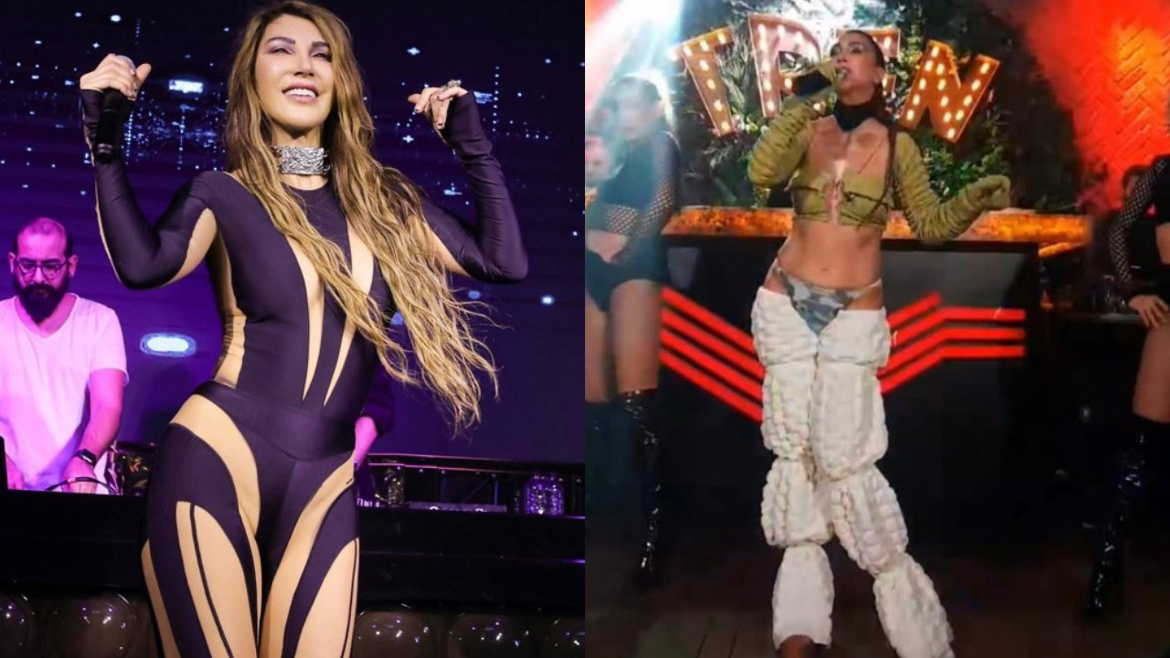 Hande Yener'in konserinde giydiği kıyafet sosyal medyada alay konusu oldu!