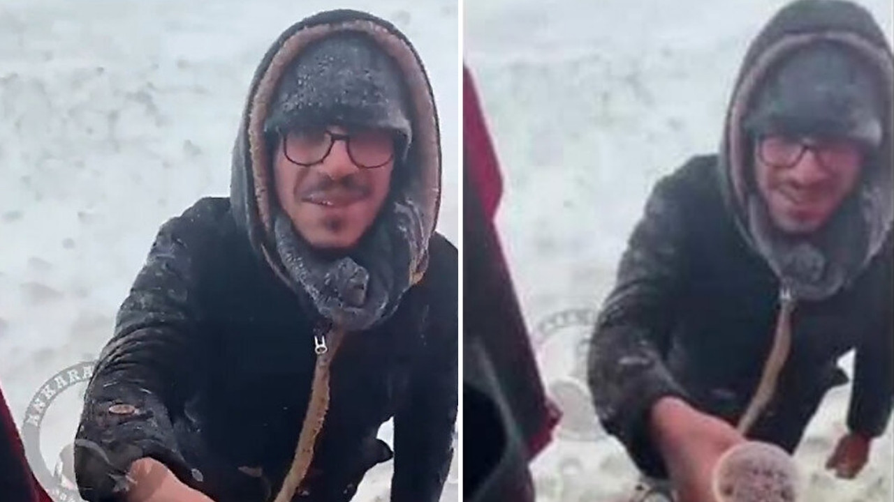 Köy imamından dondurucu soğukta yolda kalanlara yürekleri ısıtan yardım: AK Partili vekil test etti!