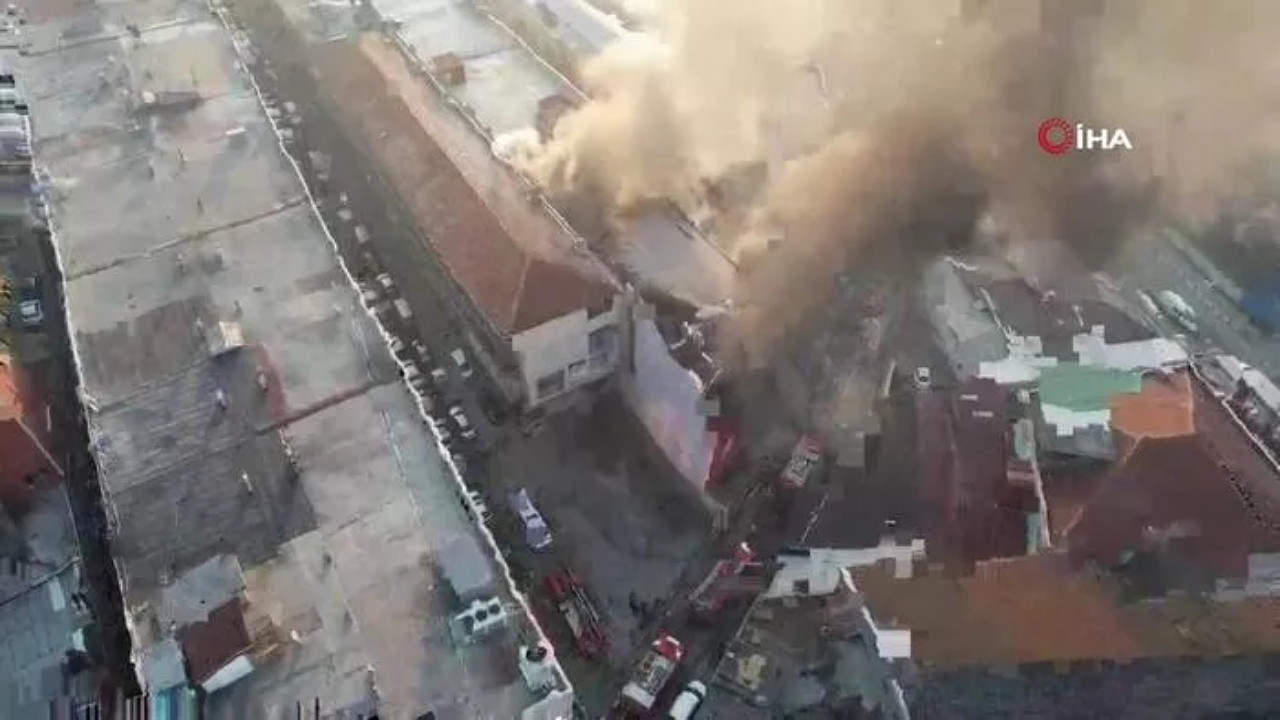 Bayrampaşa'da korkutan yangın: Çok sayıda itfaiye ekibi sevk edildi!