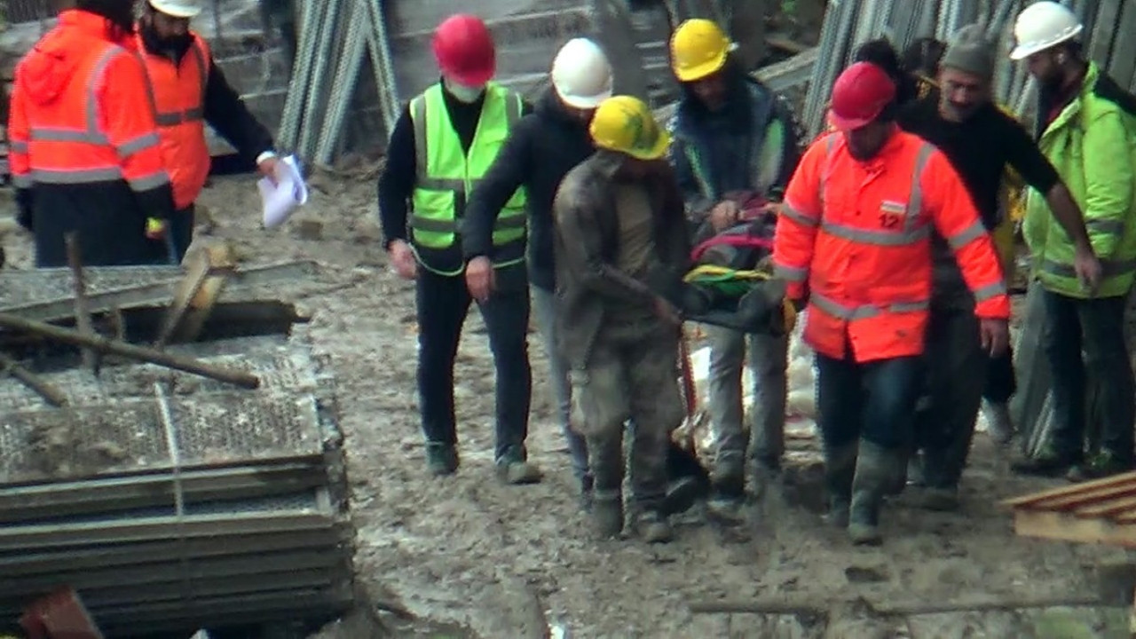 İstanbul'da korkutan olay: Bir işçi, inşaat iskeletinden düştü!